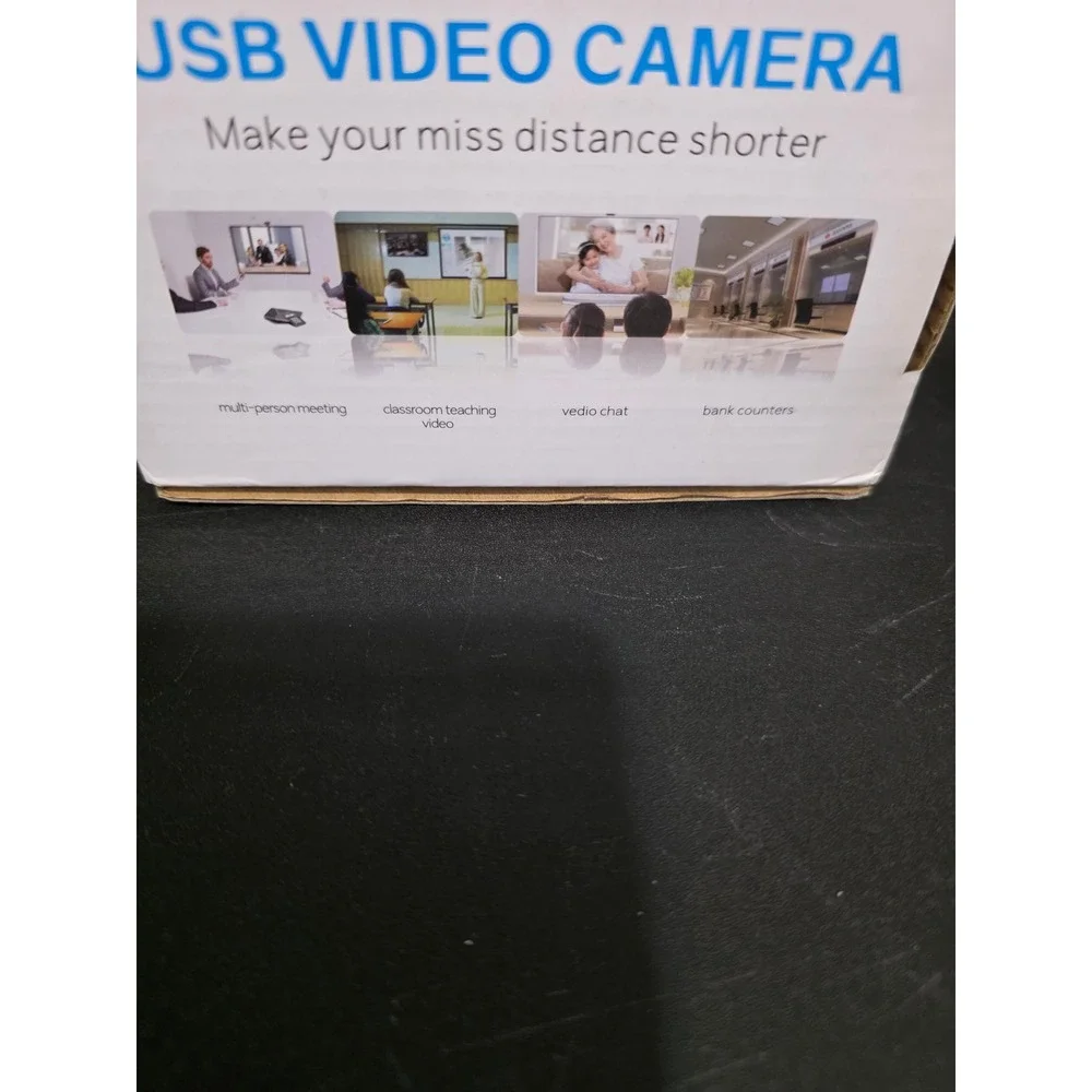 HD 1080P USB Web Camera with Microphone USB25 Video Conferencing Webcam NEW